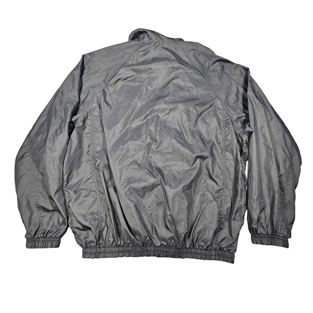 Vintage 99 Nike Full Zip‎ Windbreaker Jacket Black Mesh Lined Youth Large L